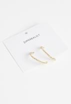 Superbalist - Sian hoop earrings - gold