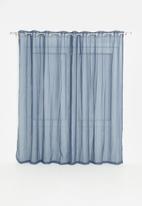 Sixth Floor - Eyelet striped frosted voile - teal blue