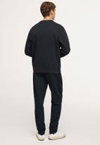 MANGO - Cohen Sustainable cotton Jogger trousers - navy
