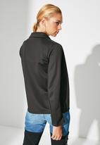 Trendyol - Scuba knit jacket - black