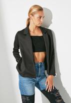 Trendyol - Scuba knit jacket - black