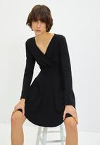Trendyol - Knitted dress - black