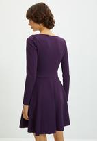 Trendyol - Knitted dress - plum