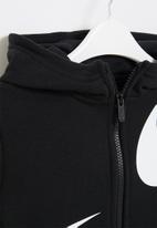 Nike - Nkb swoosh full zip hoodie - black