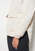 Superbalist - Quilted puffer - stone