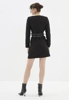 Trendyol - Belted dress - black