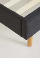 Sixth Floor - Toro upholstered bed & headboard - grey