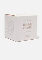 Cotton On - Large bubble candle - brown