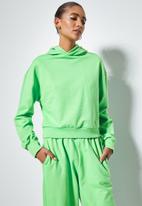 Superbalist - Crop hoodie - new green