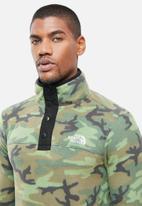 The North Face - Homesafe 1/4 zip fleece pullover - thyme brushwood camo 