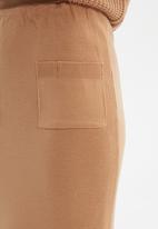 Trendyol - Pocket detailed knitwear skirt  - camel