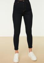 Trendyol - High waist skinny jeans - navy