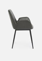 Sixth Floor - Balti dining chair - charcoal