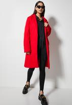Superbalist - Midi blazer coat - red