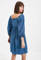 Trendyol - Collar detailed dress - indigo