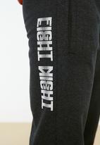 Trendyol - Hard core printed regular fit sweatpants - anthracite