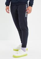 Trendyol - Hard core printed regular fit sweatpants - navy