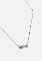 Rubi - Premium treasures necklace - sterling silver plated sister