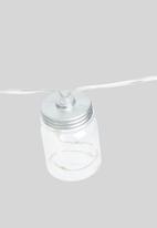 H&S - Jar LED lights - white 
