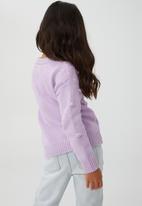 Cotton On - Pepper cable knit jumper - lilac drop