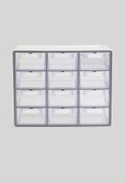 Litem - Up system multibox 12 drawer - grey