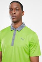PUMA - Gamer Golf Polo Shirt  - Greenery & quiet shade