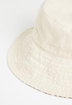 Rubi - Sasha wide brim sun hat - ecru & zinnea zebra print