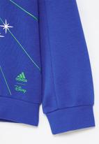 adidas Originals - Lb dy ts crew team - royal blue & semi solar lime