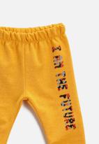 Koton Kids - Baby boys printed jogger - yellow