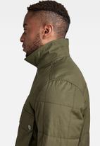 G-Star RAW - Postino quilted overshirt - shadow olive
