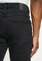 Factorie - Slim straight jean - washed black