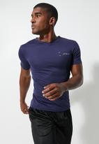 Superbalist - Muscle fit sports tee - navy