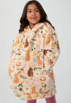 Cotton On - Snugget kids oversized hoodie - peach