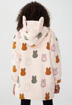 Cotton On - Snugget kids oversized hoodie licensed - crystal pink