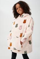 Cotton On - Snugget kids oversized hoodie licensed - crystal pink