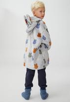 Cotton On - Snugget kids oversized hoodie licensed - light grey marle