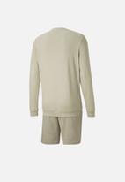 PUMA - FEEL GOOD  SUIT Set Sweatshirt & Shorts - Putty