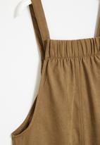 Superbalist - Relaxed dungaree - brown