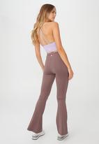 Cotton On - Ultra soft full length flare - brownie