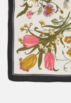 Superbalist - Delicate floral print neckerchief - multi