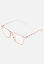 Superbalist - Square blue light glasses - pink
