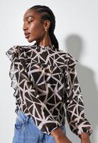 Superbalist - Femme blouse - handrawn abstract triangle