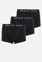 Brave Soul - Luke 3-Pack boxer briefs - black