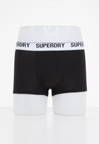 Superdry. - Trunk multi triple pack - optic black