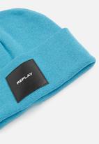 Replay - Logo beanie - blue