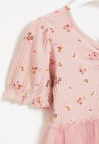 Cotton On - Allegra dress up dress - dusty pink/butterflies