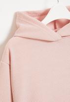 POP CANDY - Tiered dress with hood - pink