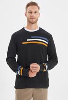 Trendyol - Stripe detail knit - black