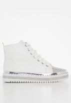 Footwork - Nalli lace up boot - white