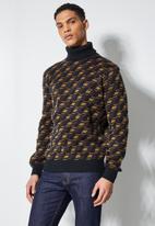 Superbalist - Pattern roll neck knit - multi 